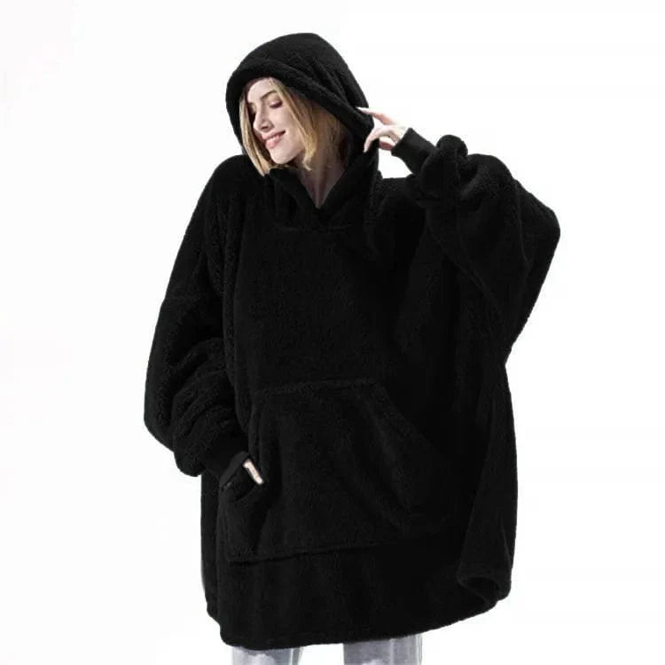 KEITH - Kapuzen-Fleecepullover im Oversized-Stil