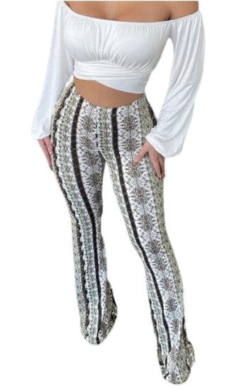 KESIA - Leggings mit hoher Taille und Schlaghose