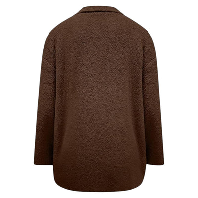 Eilune | Wärmender Mantel mit Knöpfen und weichem Stoff