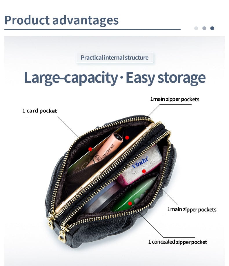 KIA - Geldbörse mit großem Fassungsvermögen in Krokodiloptik