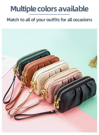 KIA - Geldbörse mit großem Fassungsvermögen in Krokodiloptik