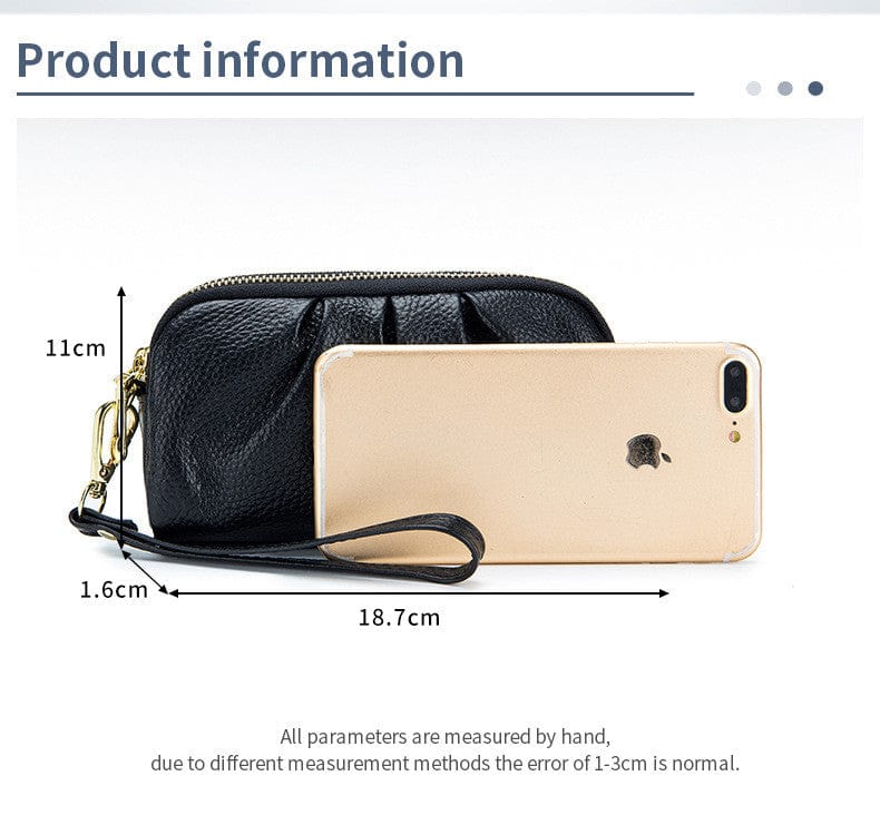 KIA - Geldbörse mit großem Fassungsvermögen in Krokodiloptik