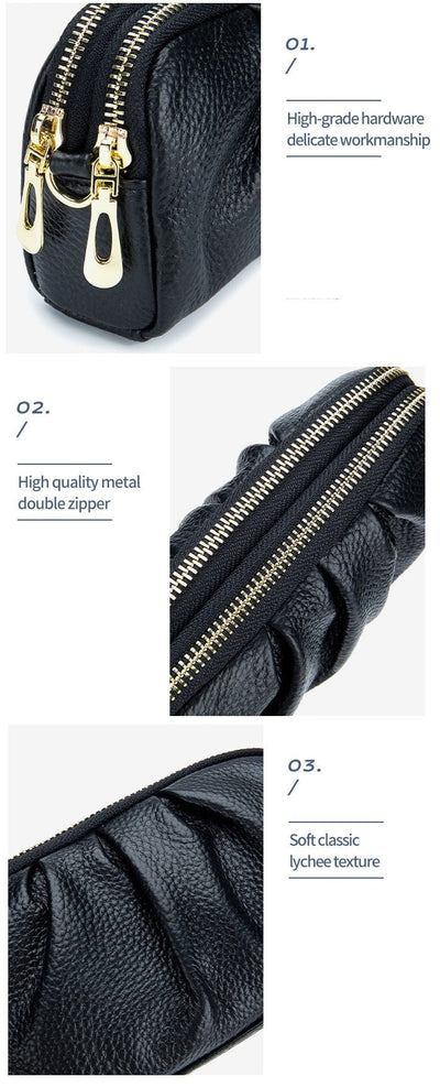 KIA - Geldbörse mit großem Fassungsvermögen in Krokodiloptik