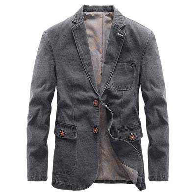 Klassische Blazer-Denim-Jacke für Männer - Hansjochen