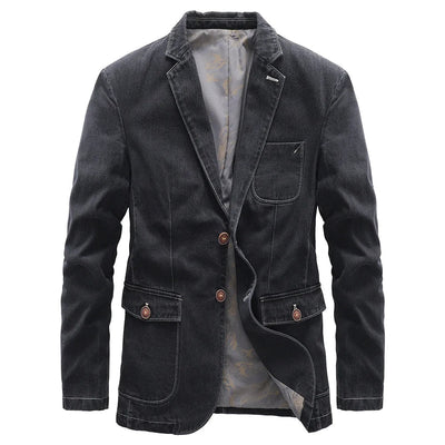 Klassische Blazer-Denim-Jacke für Männer - Hansjochen