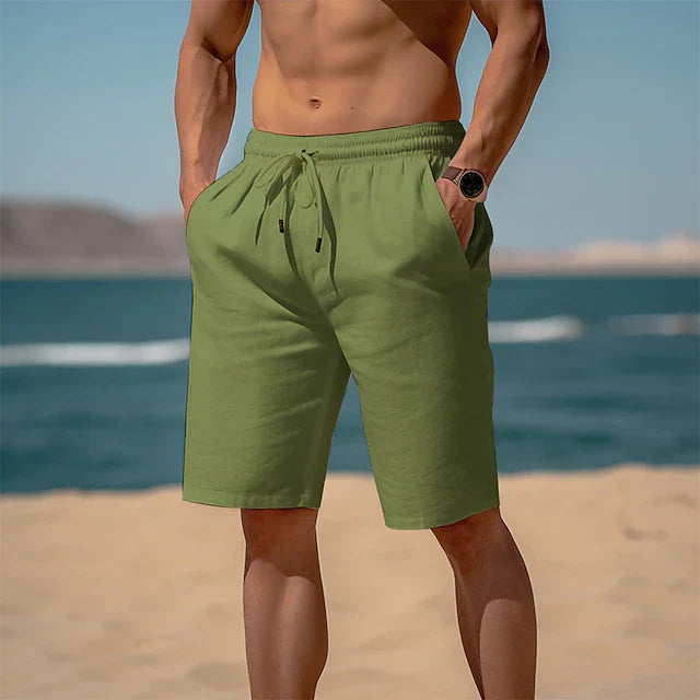 Klassische Strandshorts aus Leinen für Männer - Arend