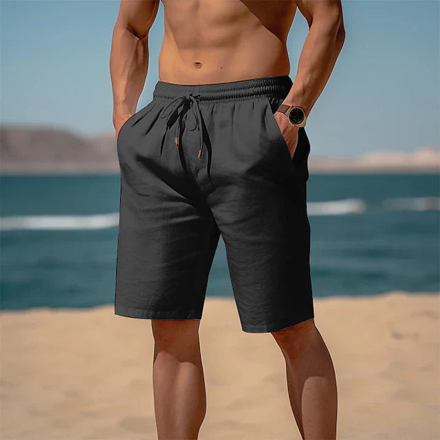 Klassische Strandshorts aus Leinen für Männer - Arend