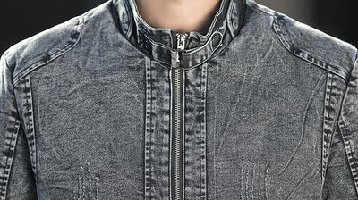 KYZER - Jeansjacke mit lässiger Stickerei 2024