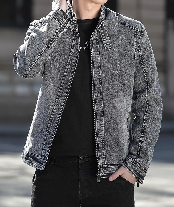 KYZER - Jeansjacke mit lässiger Stickerei 2024