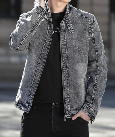 KYZER - Jeansjacke mit lässiger Stickerei 2024