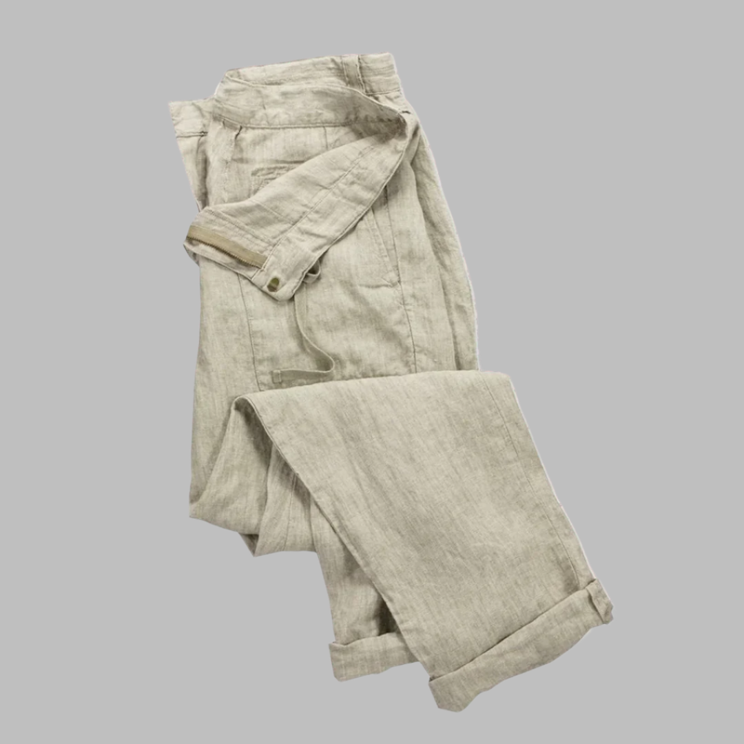 Lässige Herren Sommerhosen mit weitem Bein - Isfried