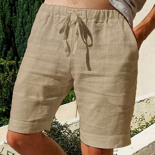Lässige Strandshorts aus Leinen - Lazarus