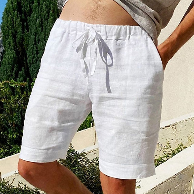 Lässige Strandshorts aus Leinen - Lazarus