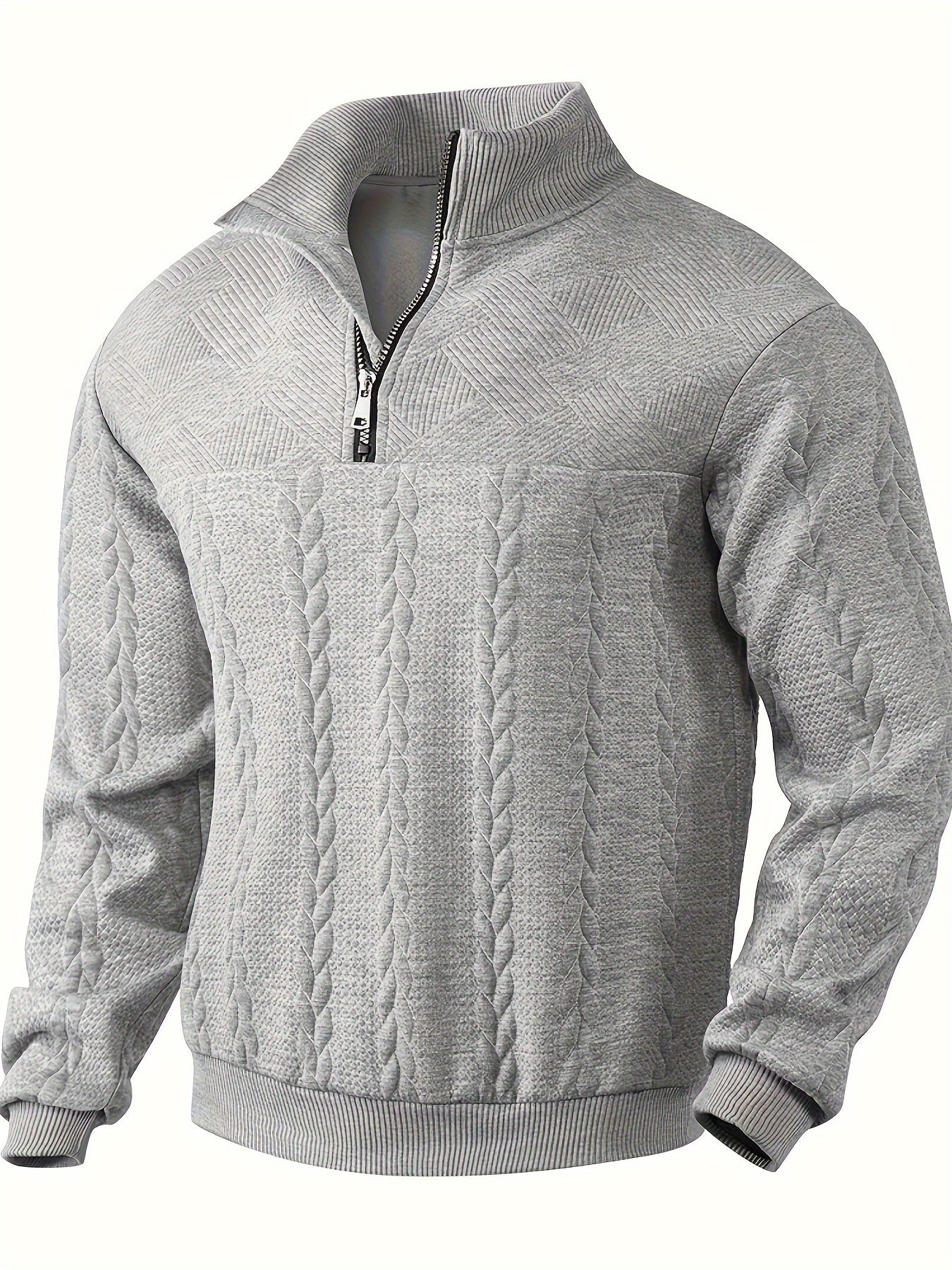 Lässiger Pullover mit Reißverschluss für Männer - Jason