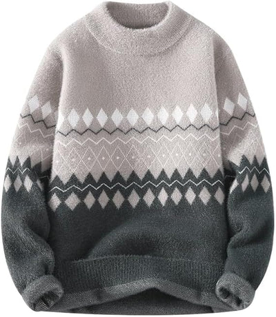 LAWRENCE - Diamantmuster Freizeitpullover 2024