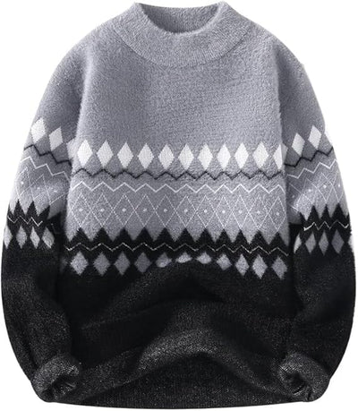 LAWRENCE - Diamantmuster Freizeitpullover 2024