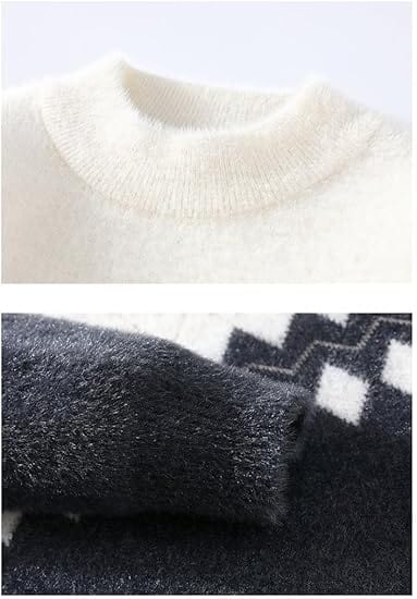 LAWRENCE - Diamantmuster Freizeitpullover 2024