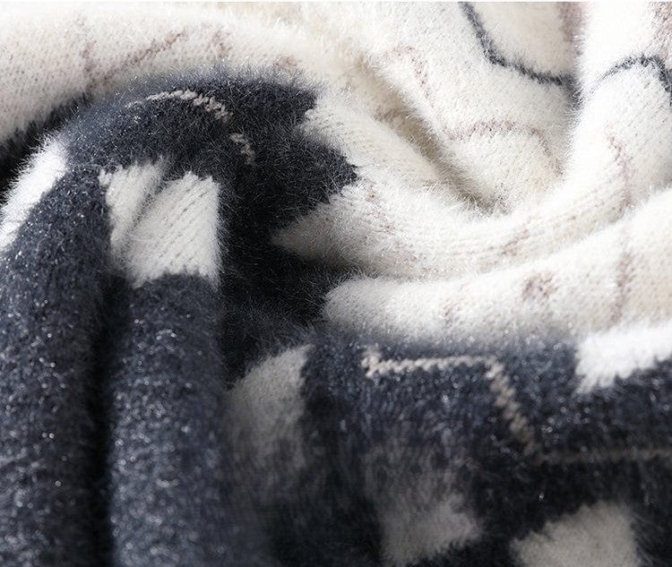 LAWRENCE - Diamantmuster Freizeitpullover 2024