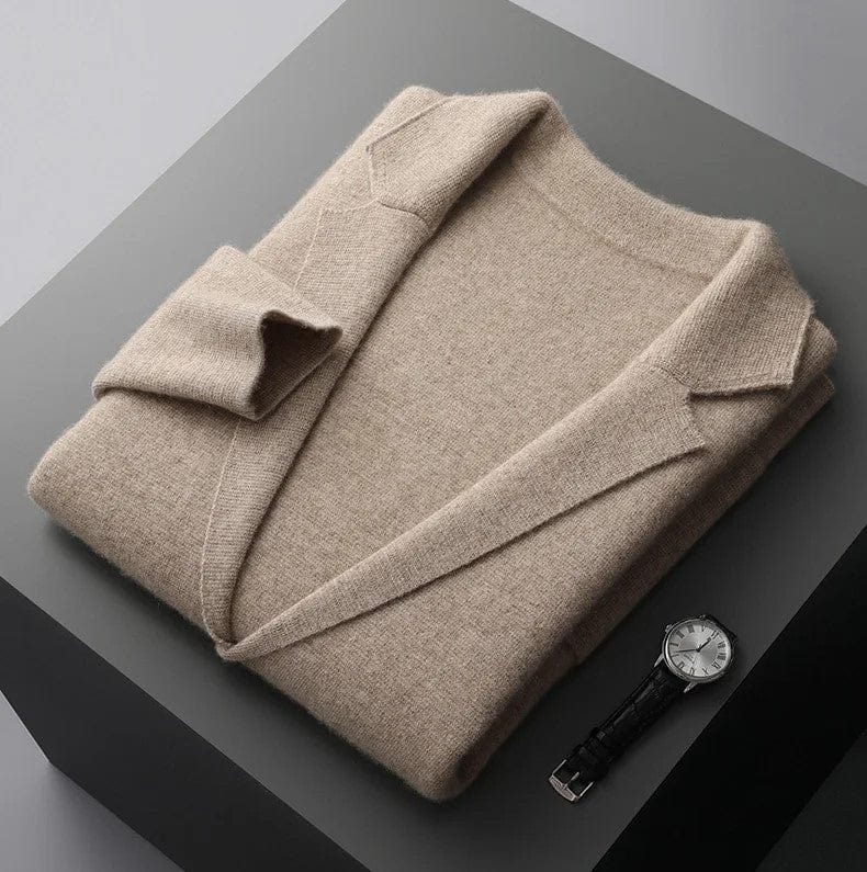 LENZ - Gestrickter Cardigan Herrenanzug