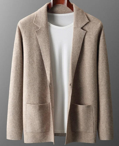 LENZ - Gestrickter Cardigan Herrenanzug