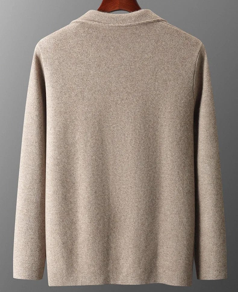 LENZ - Gestrickter Cardigan Herrenanzug