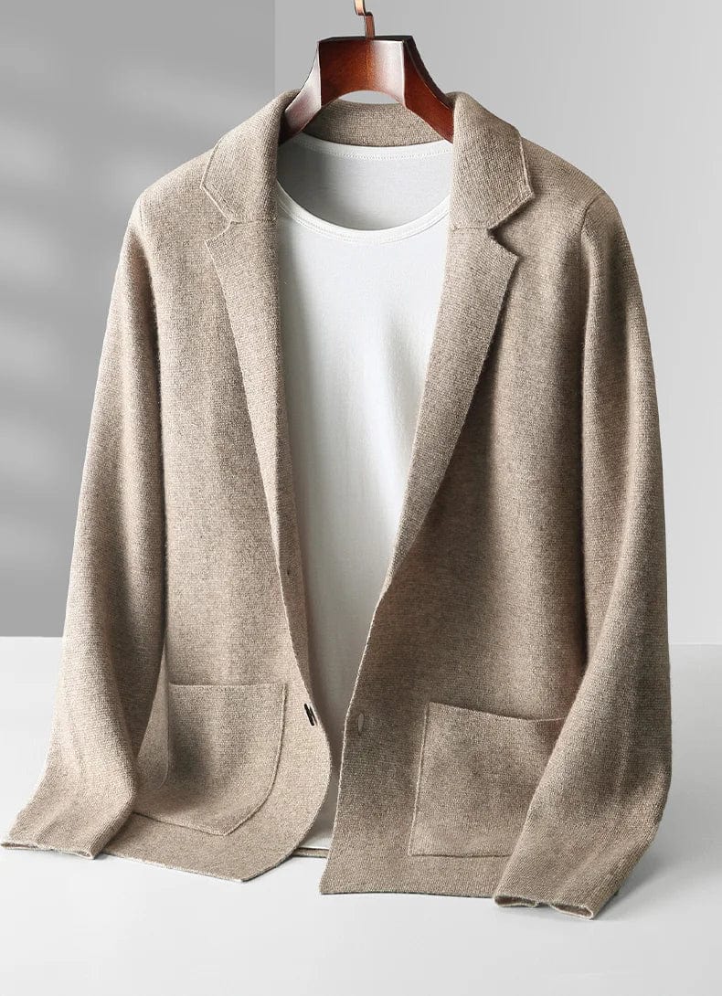 LENZ - Gestrickter Cardigan Herrenanzug