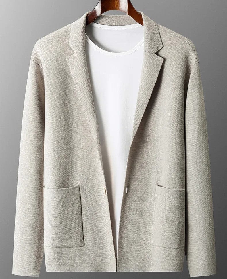 LENZ - Gestrickter Cardigan Herrenanzug