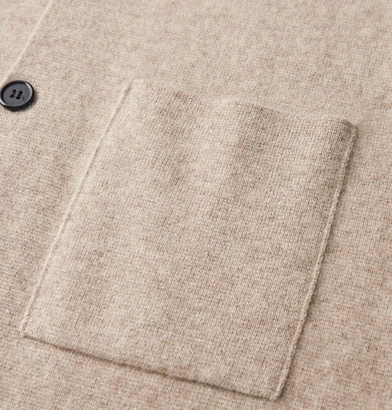 LENZ - Gestrickter Cardigan Herrenanzug