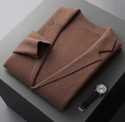 LENZ - Gestrickter Cardigan Herrenanzug