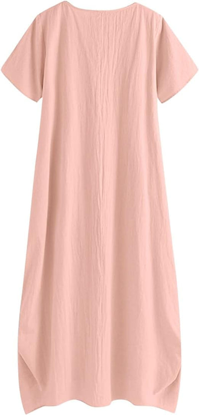 LINDSAY - Kleid im unregelmäßigen Bohème-Design