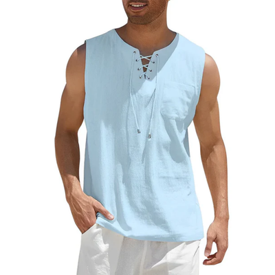 Luftiges ärmelloses Herren-Sommer-Top - Jansen