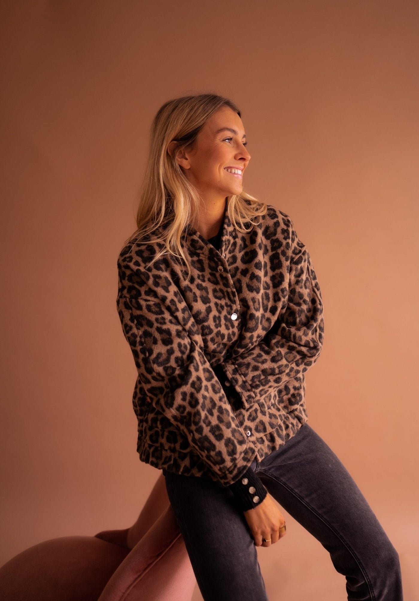 Luna | Stylische Jacke mit angesagtem Leopardenmuster