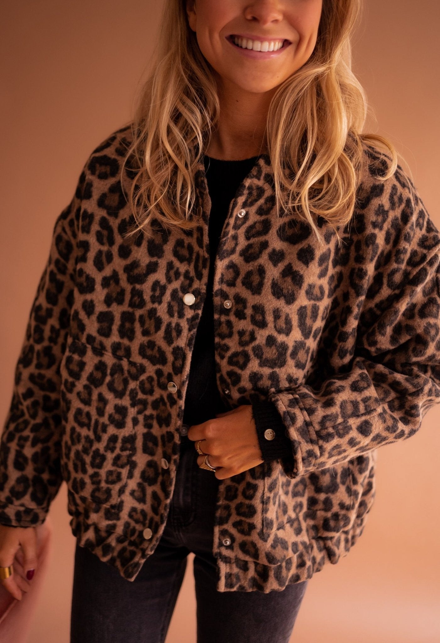 Luna | Stylische Jacke mit angesagtem Leopardenmuster