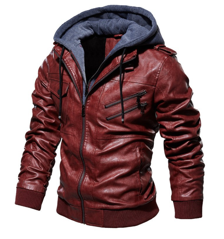 Luxuriöse Lederjacke mit Stil - Helge