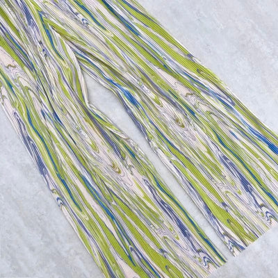 MADILYN - Plissierte gestreifte Batik-Lose-Hose