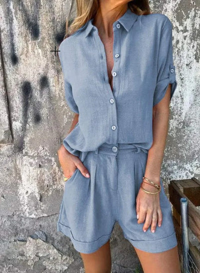 Amelie™ | Entspanntes Leinen-Set