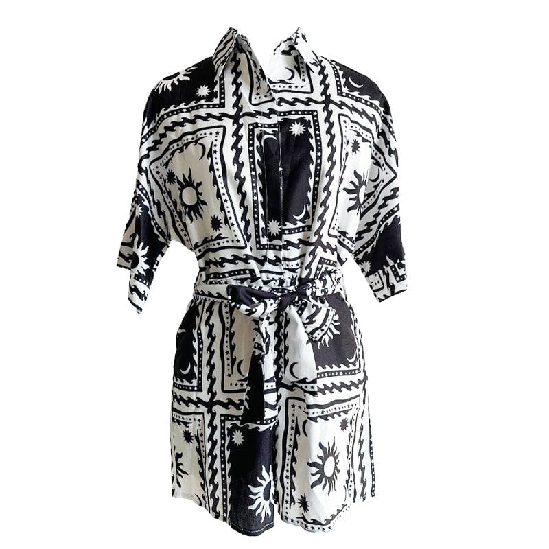 MARITES - Schicker Strand-Print-Overall