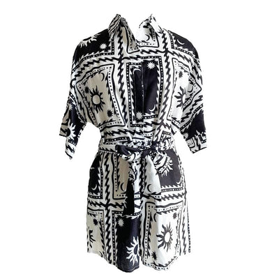 MARITES - Schicker Strand-Print-Overall