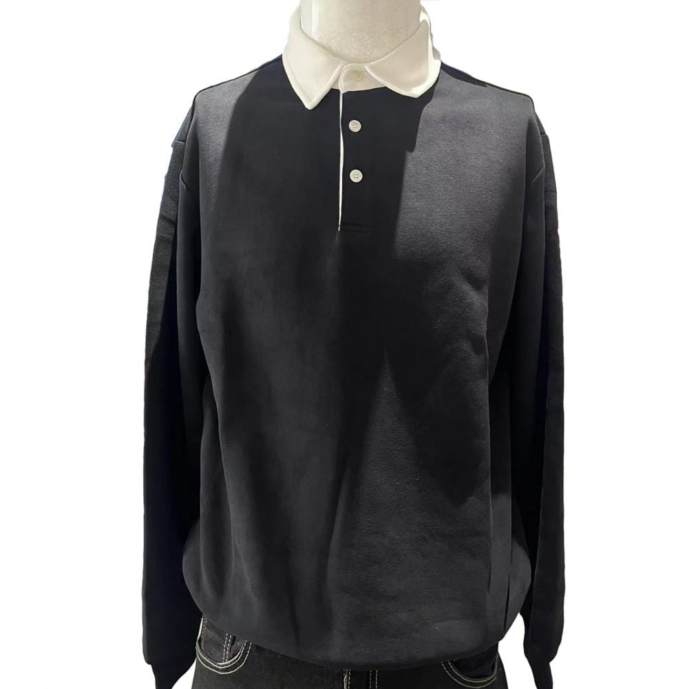 MARKUS - Lässiges Sweatshirt mit Reversknöpfen 2024