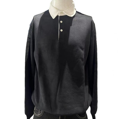 MARKUS - Lässiges Sweatshirt mit Reversknöpfen 2024