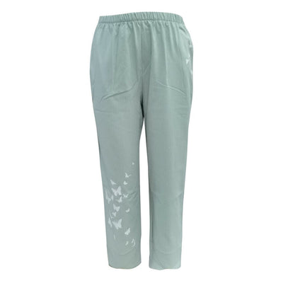 MATET - Elegante Hose mit Blumendruck