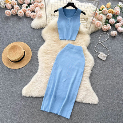 MHIKA - Sexy Spaghetti-Träger Zweiteiler