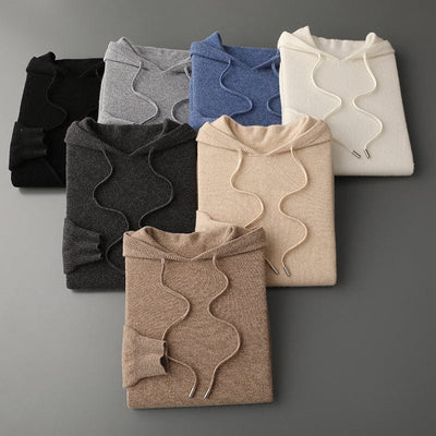 MICHAEL - Nahtlos gestrickter Kapuzenpullover