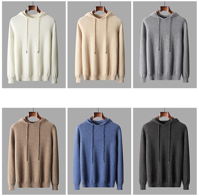 MICHAEL - Nahtlos gestrickter Kapuzenpullover