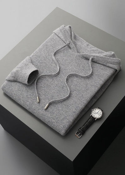 MICHAEL - Nahtlos gestrickter Kapuzenpullover