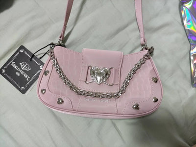 MIYA - Subkultur Schultertasche in Pink