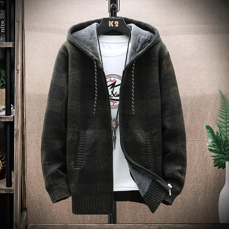 Moderne karierte Winterjacke - Theobald