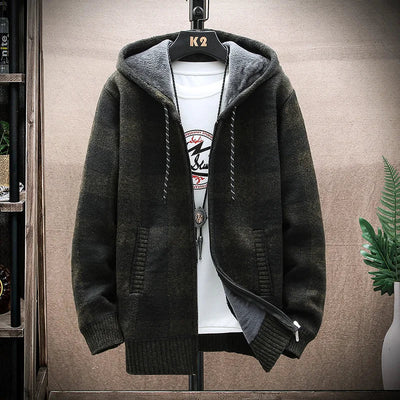 Moderne karierte Winterjacke - Theobald