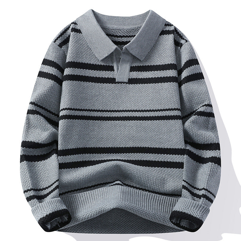 Moderner weicher Herren-Strickpullover - Donato
