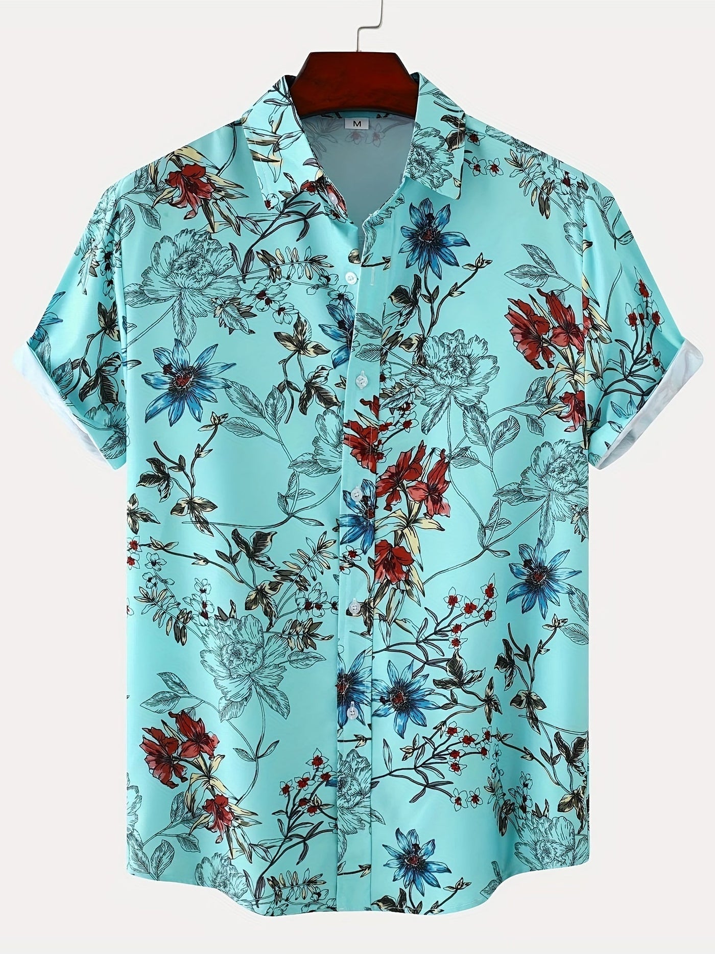 Modernes geblümtes Herren-Sommerhemd - Rocco